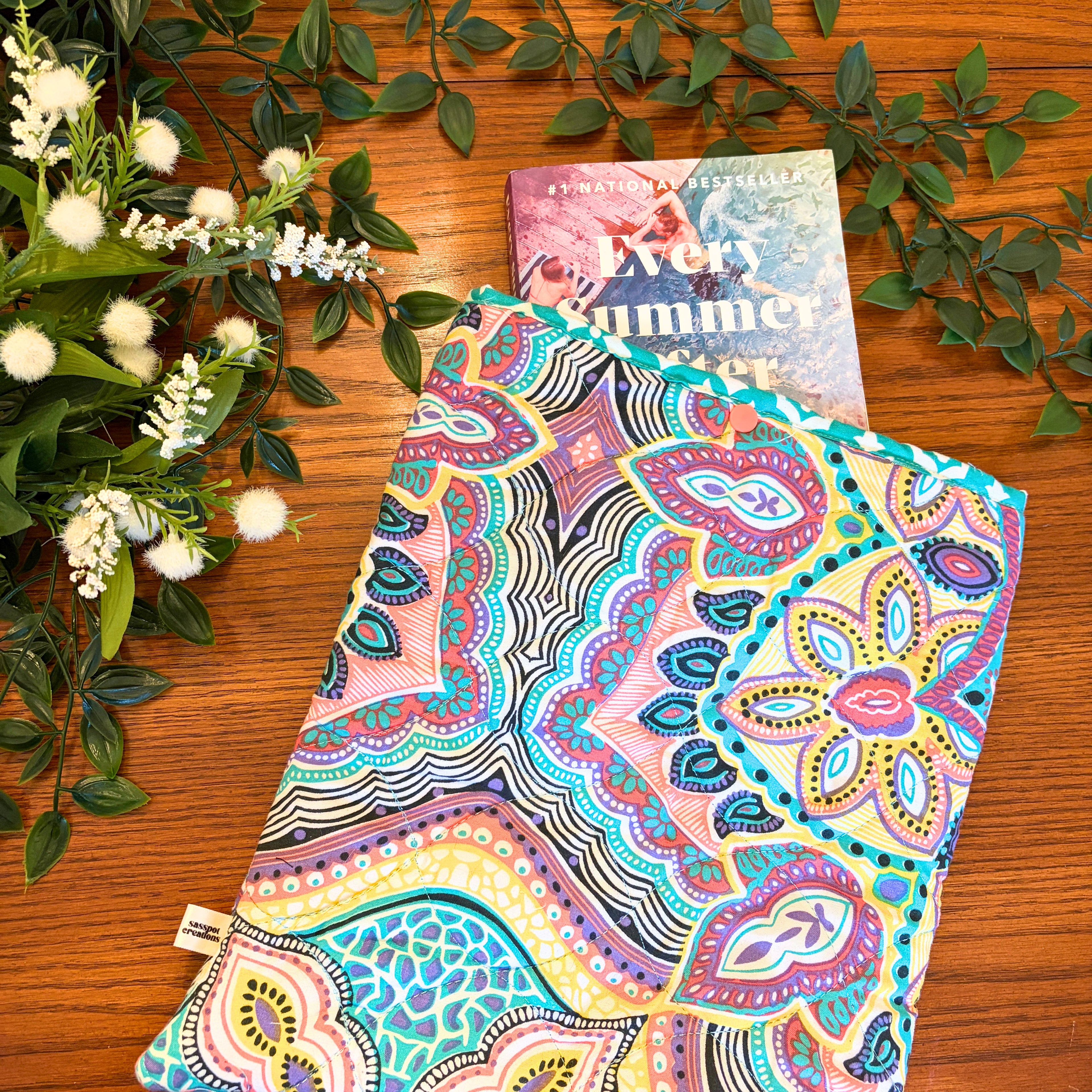 Quilted Adventures Await Book Sleeve
