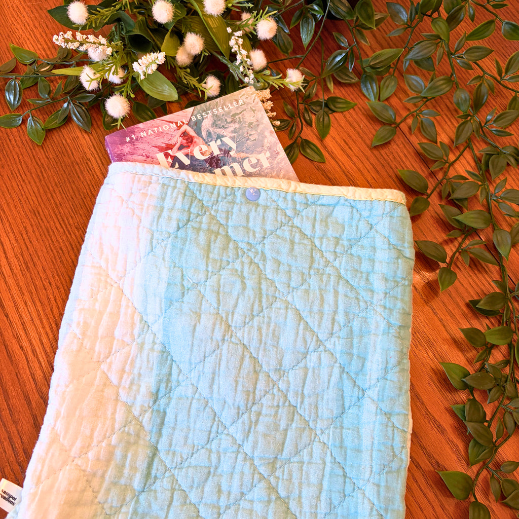 Quilted Adventures Await Book Sleeve