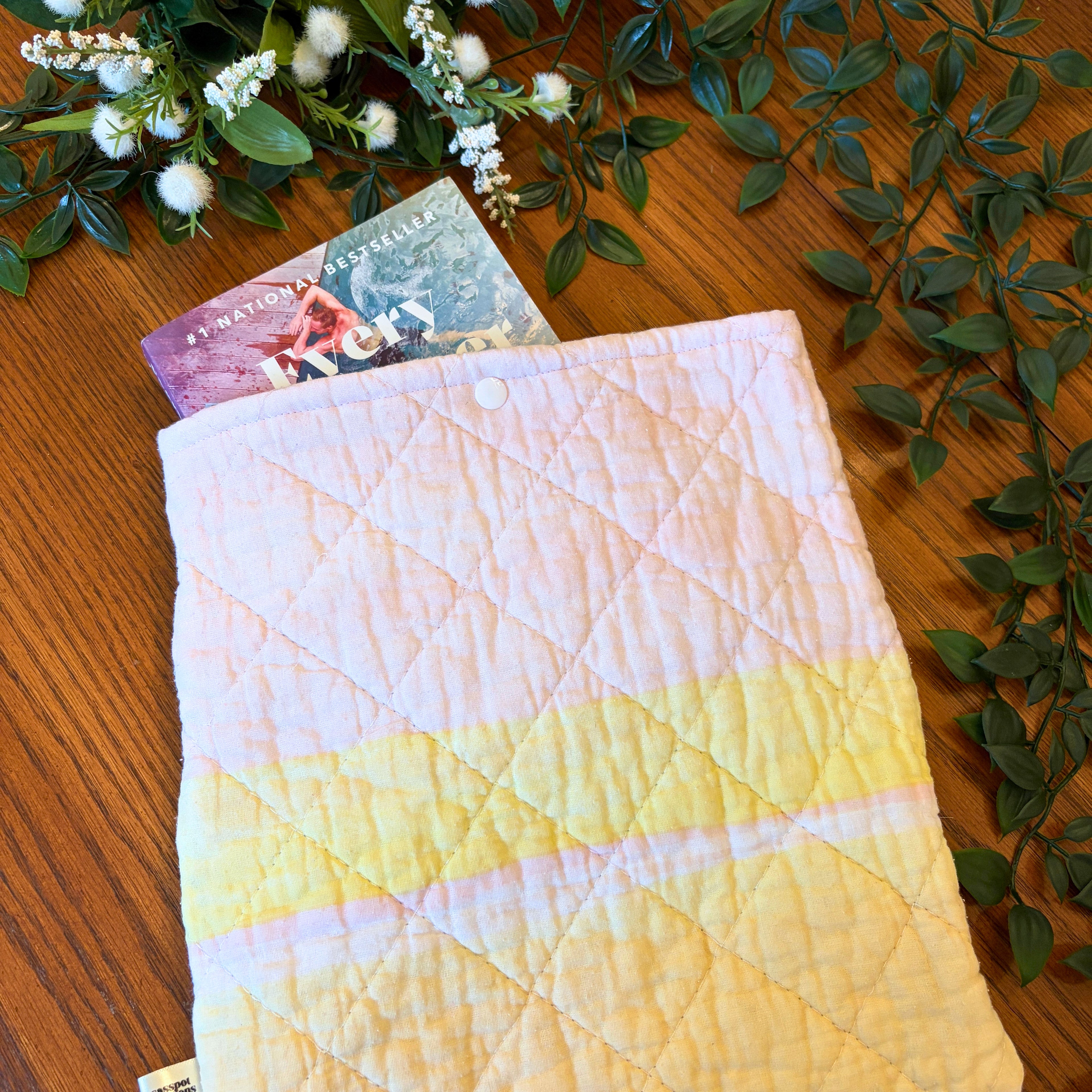 Quilted Adventures Await Book Sleeve