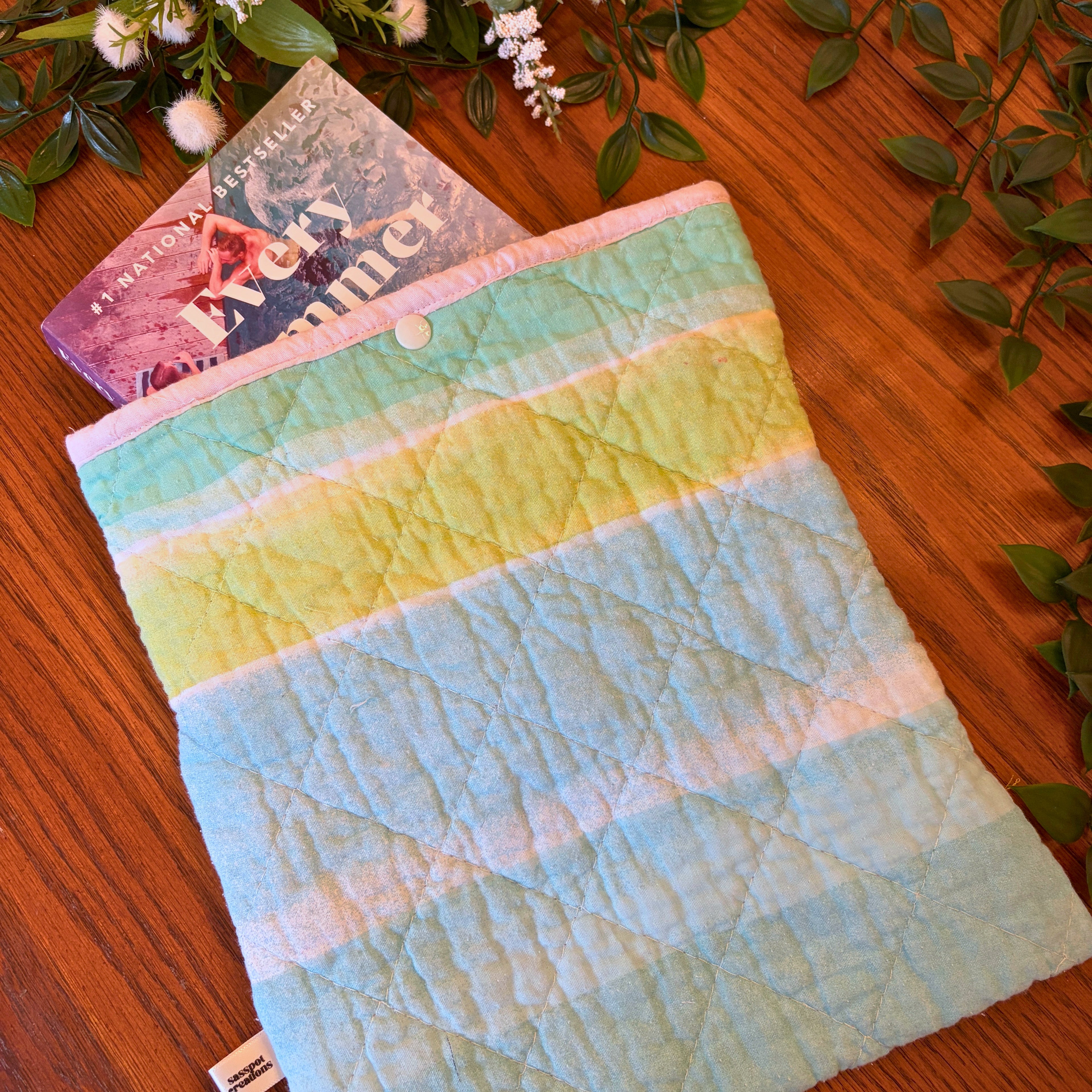 Quilted Adventures Await Book Sleeve