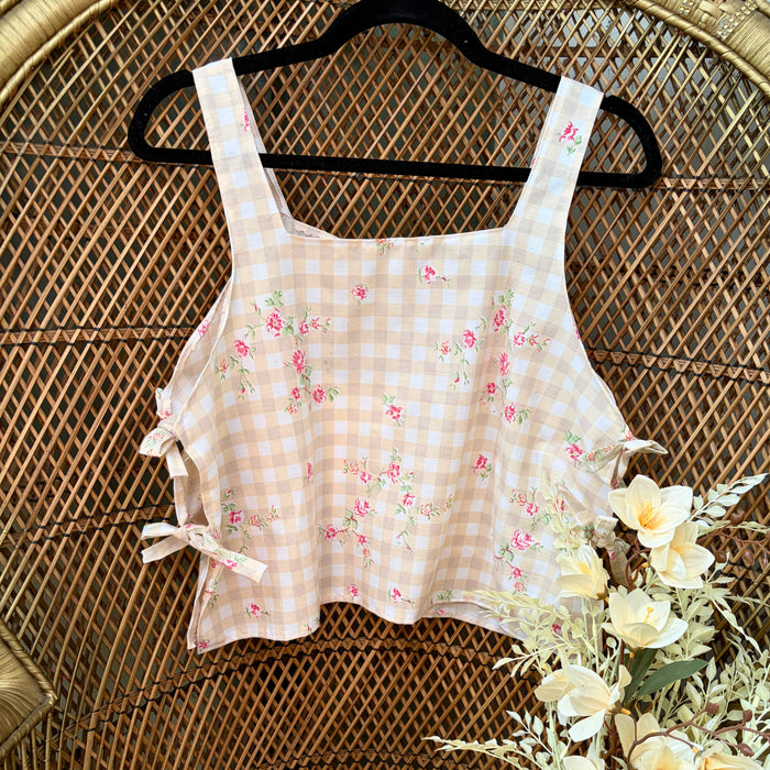 Beige Gingham