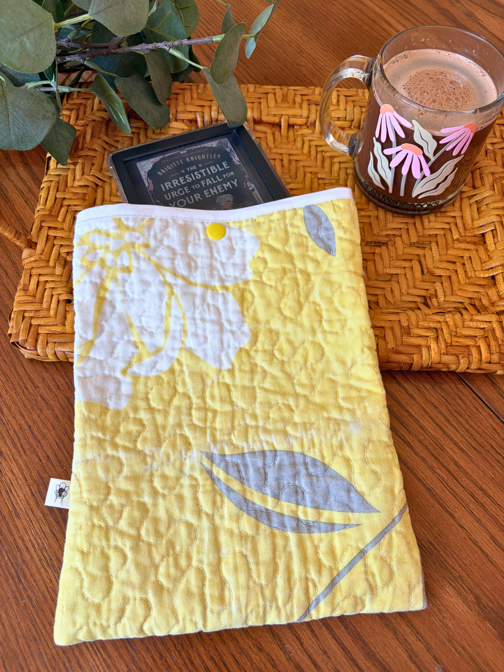 Quilted Adventures Await Book Sleeve