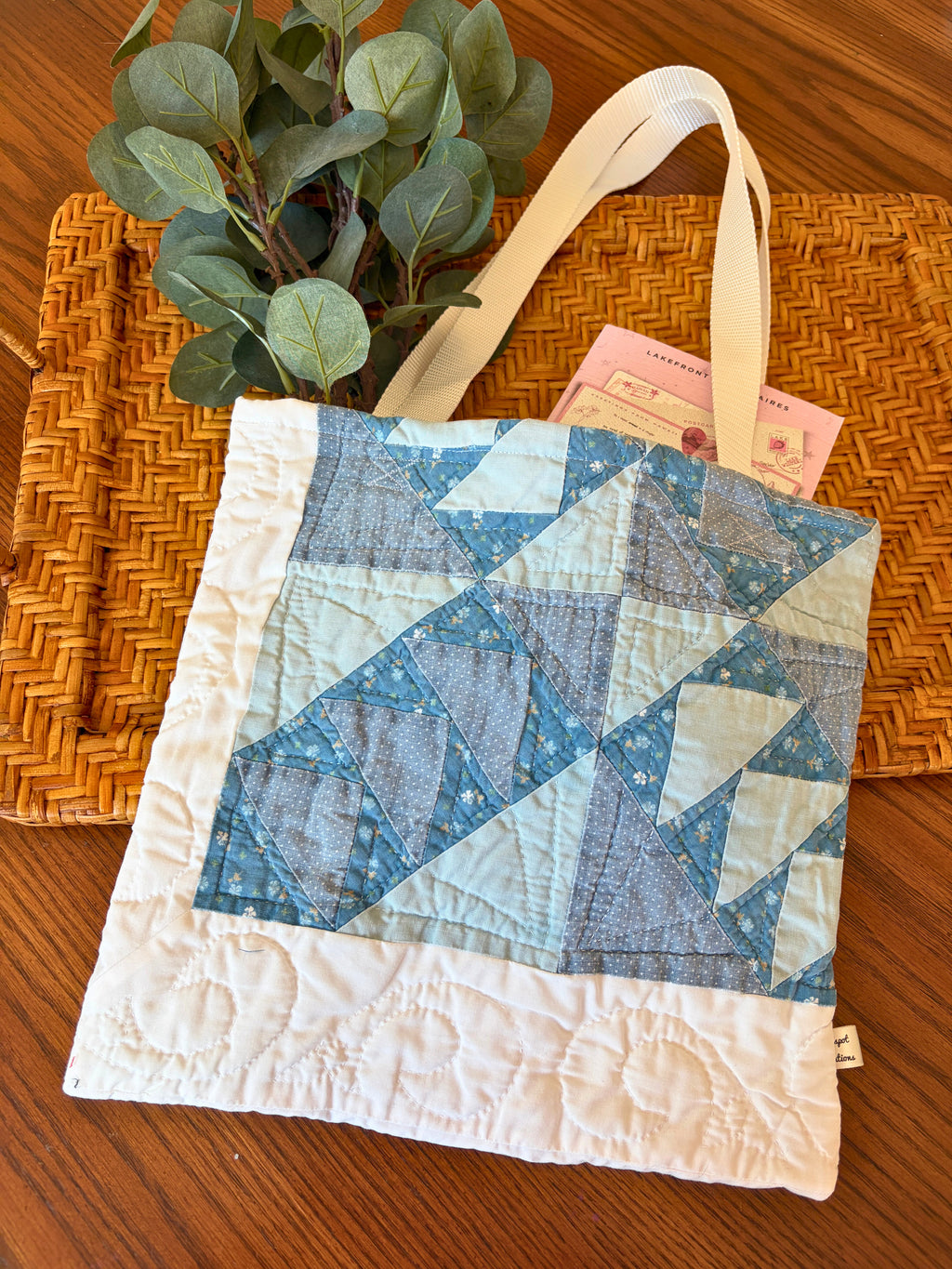 The Could Never be a Minimalist Quilted Tote