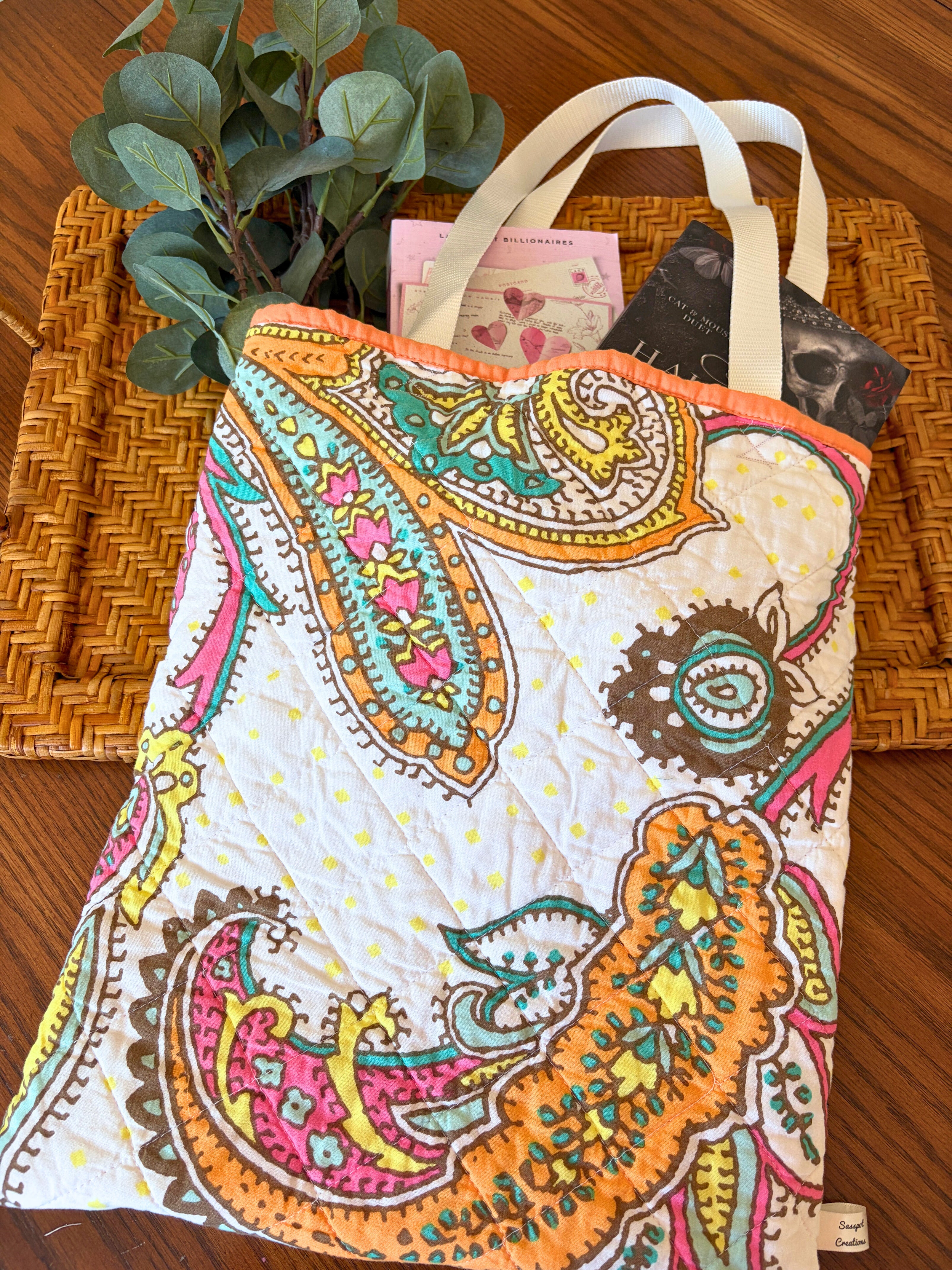 The Could Never be a Minimalist Quilted Tote