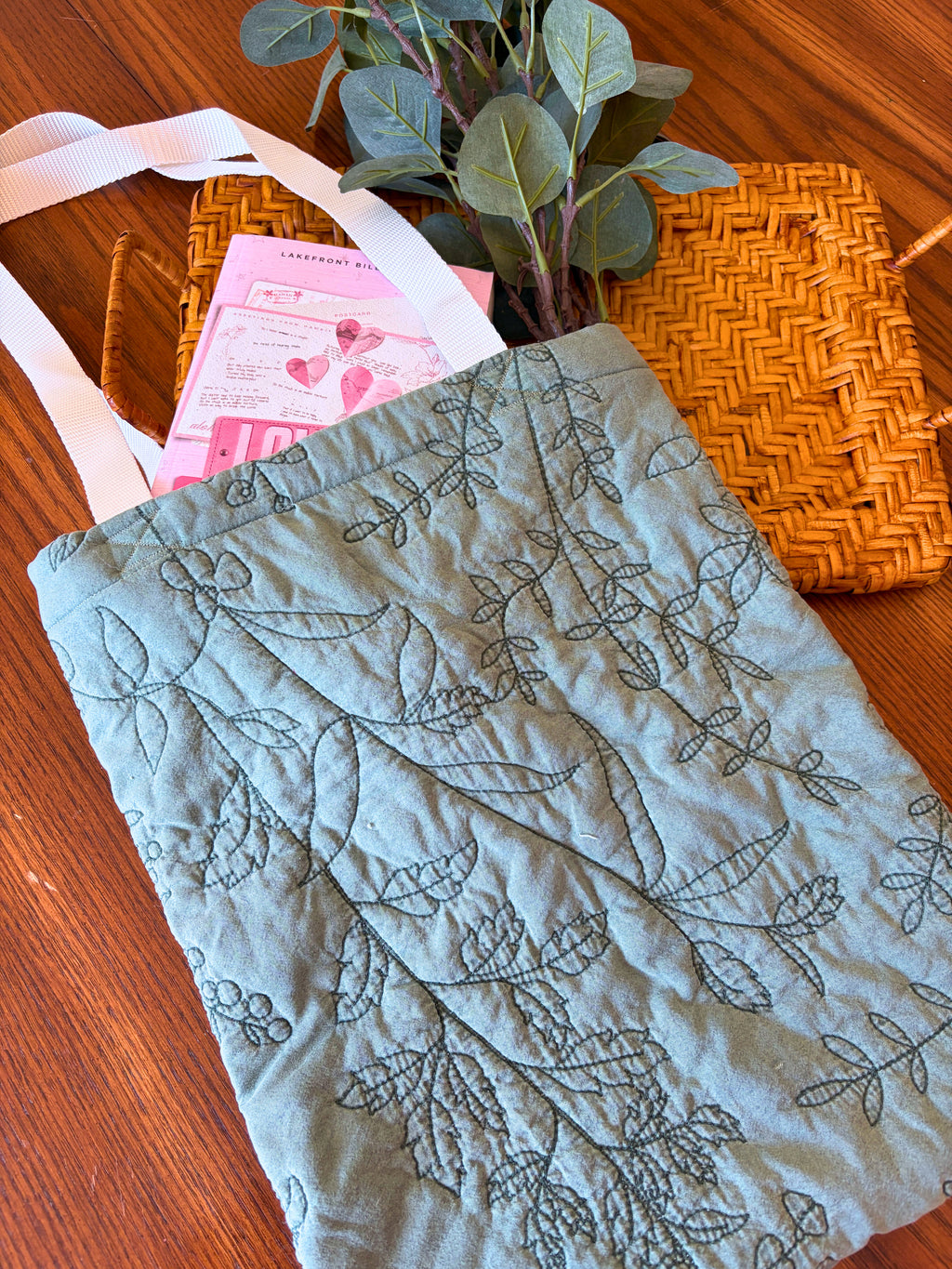 The Could Never be a Minimalist Quilted Tote