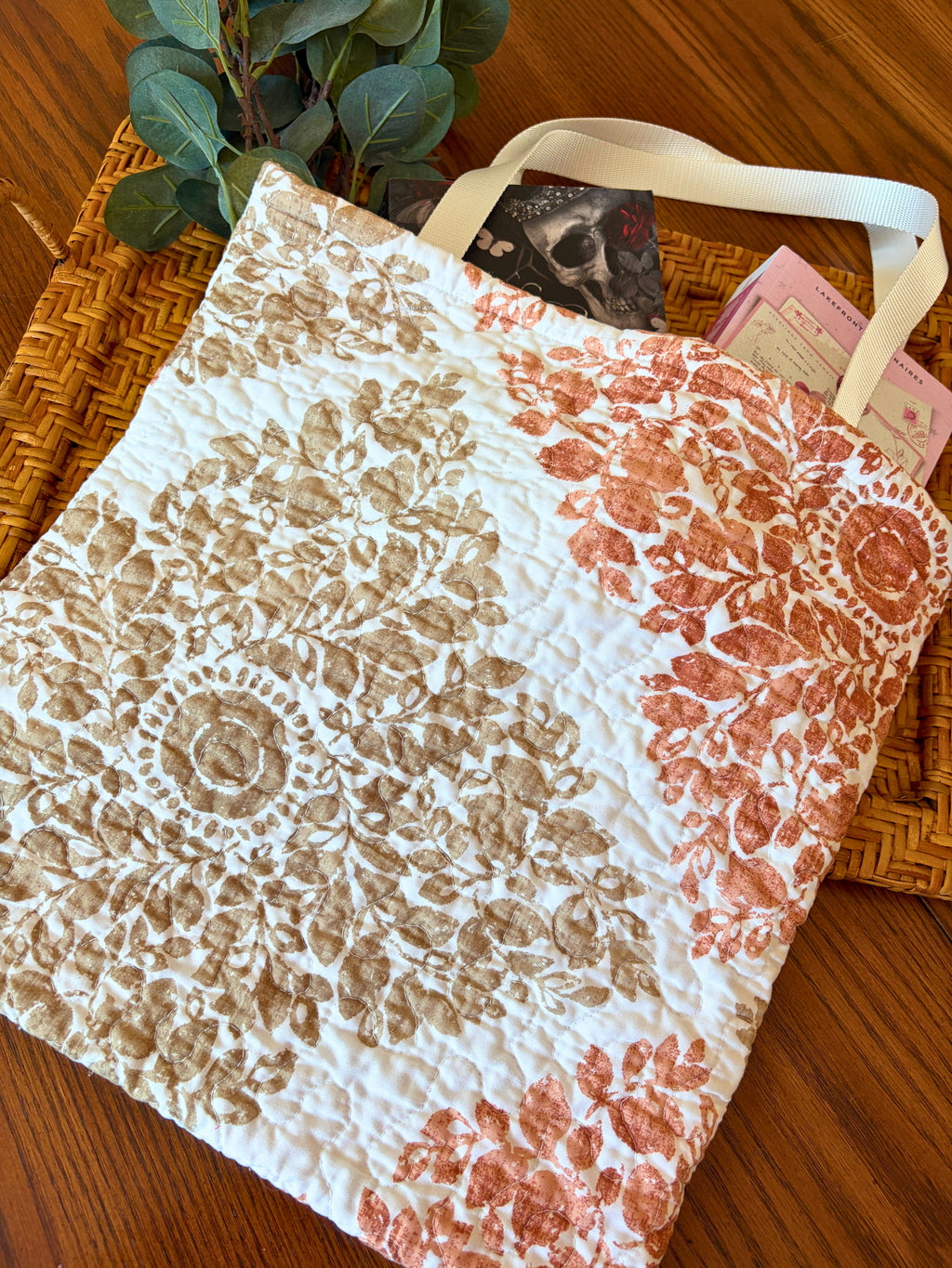 The Could Never be a Minimalist Quilted Tote