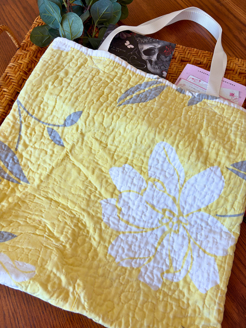 The Could Never be a Minimalist Quilted Tote